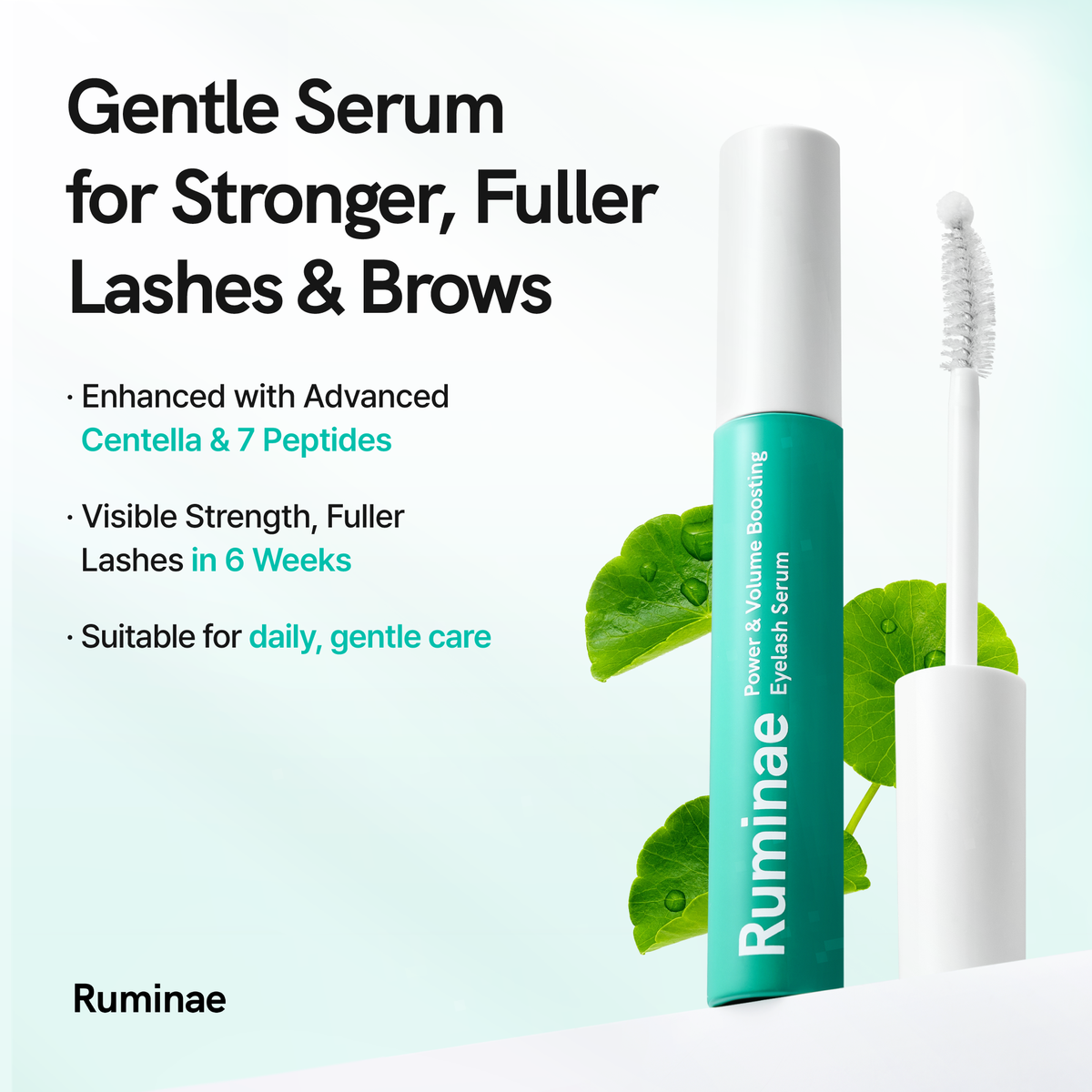 Power & Volume Eyelash Serum | 7 Peptides for Lashes & Brows