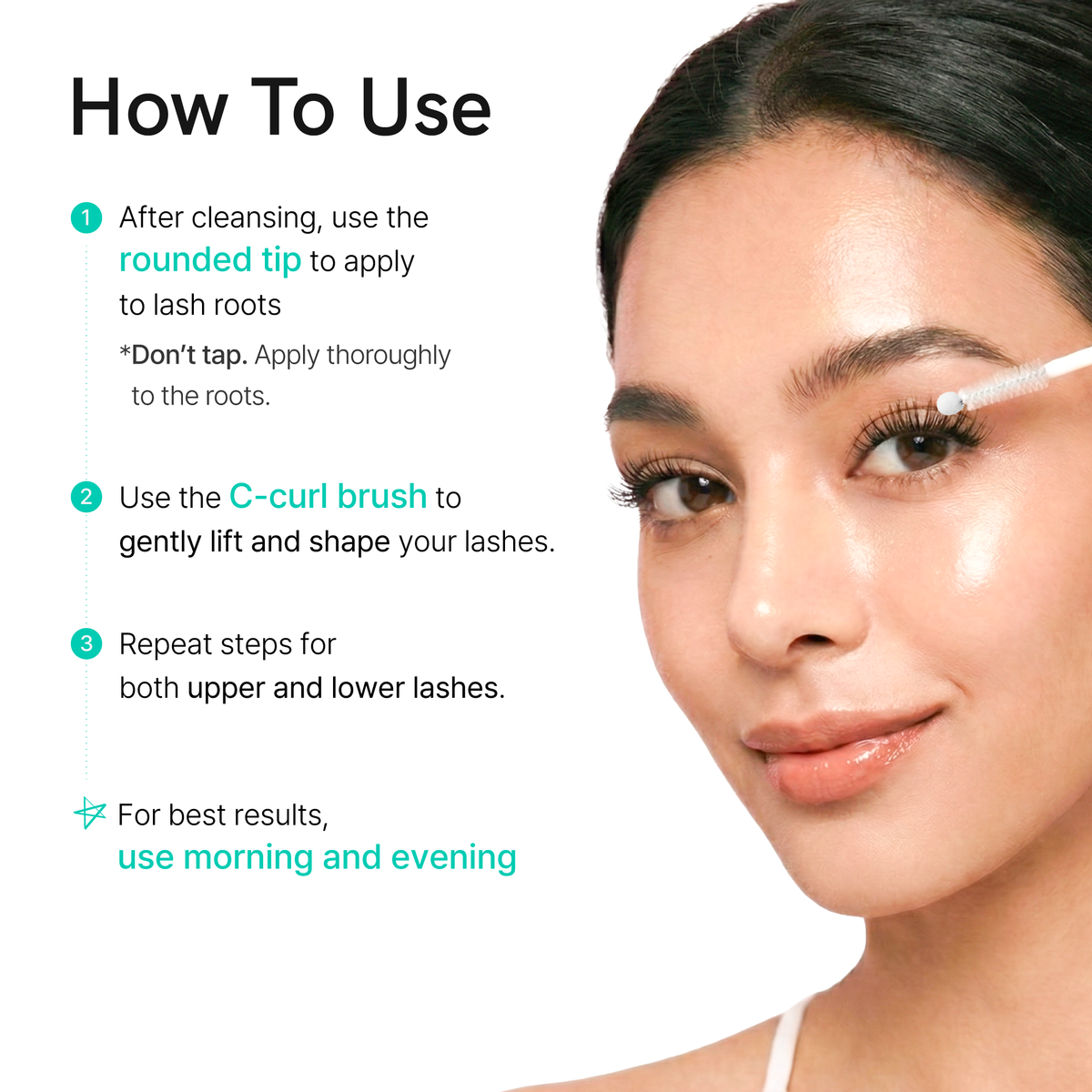 Power & Volume Eyelash Serum | 7 Peptides for Lashes & Brows