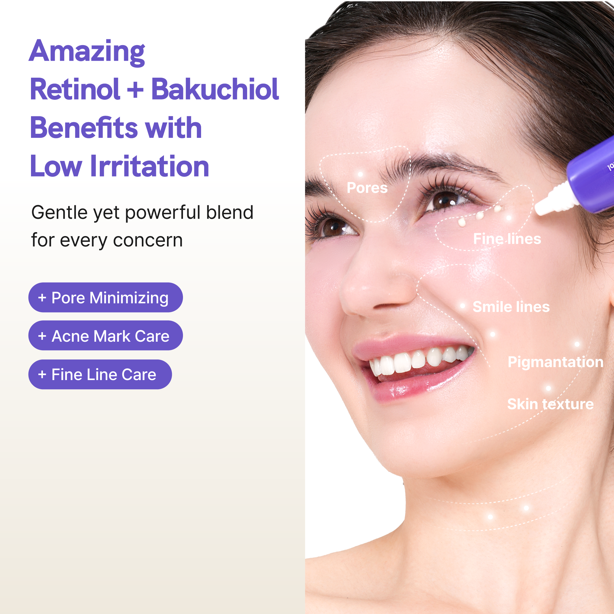 Ruminae Smooth Cream Retinol 0.1% + Bakuchiol 0.5% Cream | 30ml / 1.01 fl oz